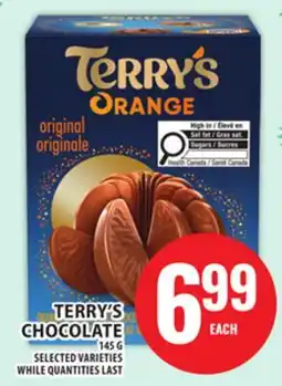 Food Basics TERRY'S CHOCOLATE offer