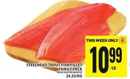 Food Basics STEELHEAD TROUT FISH FILLET FAMILY PACK offer