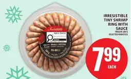 Food Basics IRRESISTIBLE TINY SHRIMP RING WITH SAUCE offer