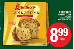 Food Basics BAUDUCCO PANETTONE offer