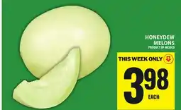 Food Basics HONEYDEW MELONS offer