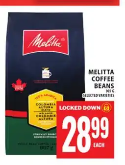 Food Basics MELITTA COFFEE BEANS offer