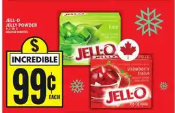 Food Basics JELL-O JELLY POWDER offer