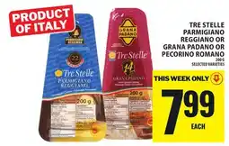 Food Basics TRE STELLE PARMIGIANO REGGIANO OR GRANA PADANO OR PECORINO ROMANO offer