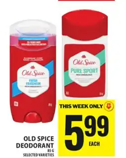 Food Basics OLD SPICE DEODORANT offer