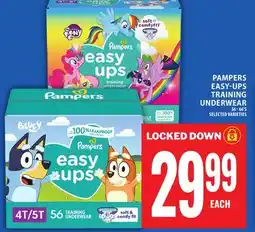 Food Basics PAMPERS EASY-UPS TRAINING UNDERWEAR offer