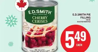Food Basics E.D.SMITH PIE FILLING offer