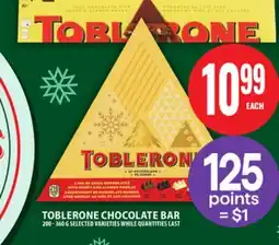 Food Basics TOBLERONE CHOCOLATE BAR offer