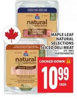 Food Basics MAPLE LEAF NATURAL SELECTIONS SLICED DELI MEAT offer