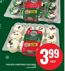Food Basics TWO BITE CHRISTMAS CUPCAKES offer