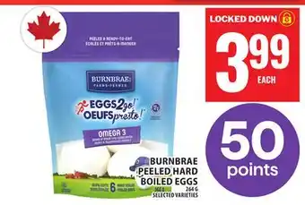 Food Basics BURNBRAE PEELED HARD BOILED EGGS offer