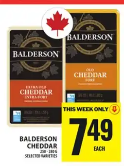 Food Basics BALDERSON CHEDDAR offer