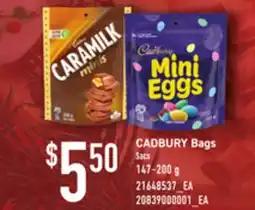 Loblaws CADBURY BAGS 147–200 g offer