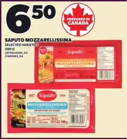 Loblaws SAPUTO MOZZARELLISSIMA, 500 G offer