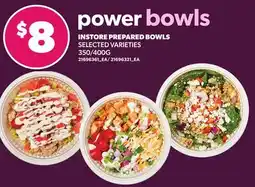 Loblaws INSTORE PREPARED BOWLS, 350/400G offer