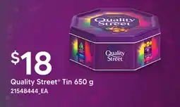 Loblaws QUALITY STREET TIN, 650 G offer
