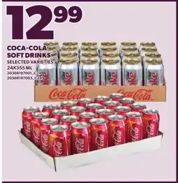 Loblaws COCA-COLA SOFT DRINKS, 24X355 ML offer
