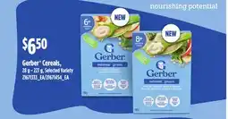 Loblaws GERBER CEREALS, 28 G - 227 G offer