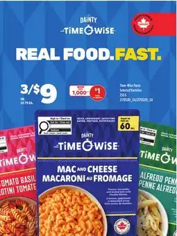 Loblaws TIME-WISE PASTA, 250 G offer