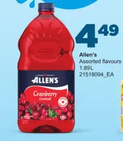 Loblaws ALLEN'S, 1.89L offer