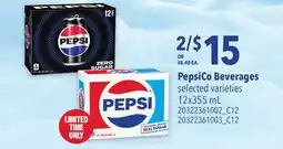 Loblaws PEPSICO BEVERAGES 12x355 mL offer