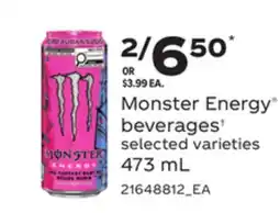 Loblaws MONSTER ENERGY BEVERAGES†, 473 mL offer