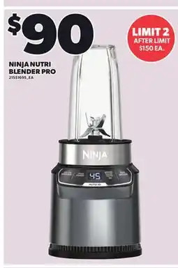 Loblaws NINJA NUTRI BLENDER PRO offer