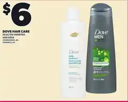 Loblaws DOVE HAIR CARE offer