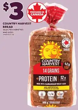 Loblaws COUNTRY HARVEST BREAD offer