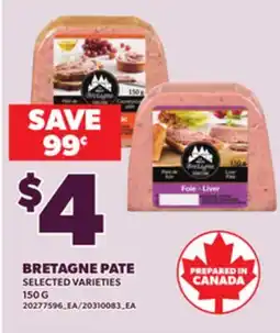 Loblaws BRETAGNE PATE, 150 G offer