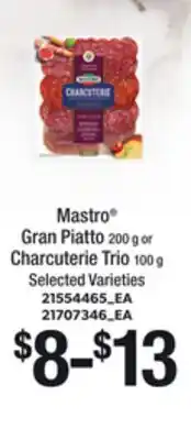 Loblaws MASTRO GRAN PIATTO, 200 G OR CHARCUTERIE TRIO, 100 G offer