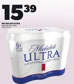 Loblaws MICHELOB ULTRA, 6X473 ML TALL CANS offer