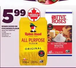 Loblaws ROBIN HOOD OR FIVE ROSES FLOUR, 2.5 KG offer