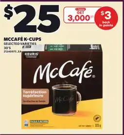 Loblaws MCCAFÉ K-CUPS, 30'S offer