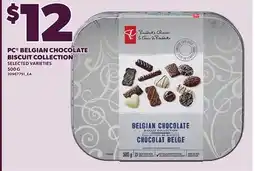 Loblaws PC BELGIAN CHOCOLATE BISCUIT COLLECTION, 500 G offer
