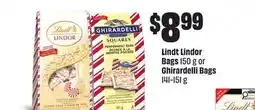 Chalo FreshCo Lindt Lindor Bags 150 g or Ghirardelli Bags 141-151 g offer