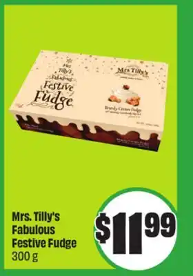 Chalo FreshCo Mrs. Tilly's Fabulous Festive Fudge 300 g offer