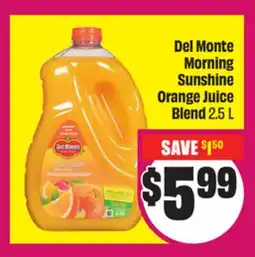 Chalo FreshCo Del Monte Morning Sunshine Orange Juice Blend 2.5 L offer