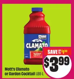 Chalo FreshCo Mott's Clamato or Garden Cocktail 1.89 L offer