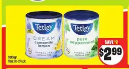 Chalo FreshCo Tetley Tea 20-24 pk offer