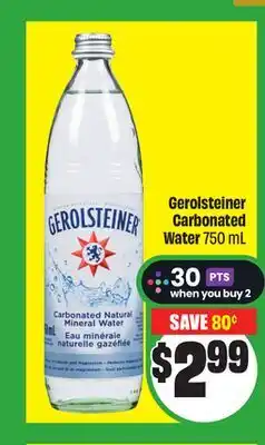 Chalo FreshCo Gerolsteiner Carbonated Water 750 mL offer