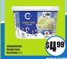 Chalo FreshCo Compliments Candy Cane Ice Cream 1.5 L offer