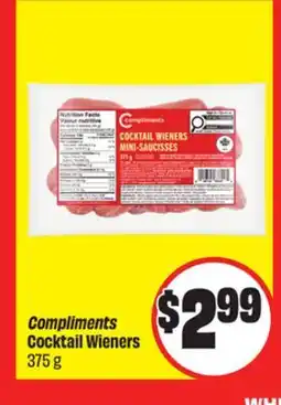 Chalo FreshCo Compliments Cocktail Wieners 375 g offer