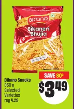 Chalo FreshCo Bikano Snacks 350 g Selected Varieties offer