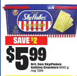 Chalo FreshCo M. Y. San SkyFlakes Saltine Crackers 800 g offer