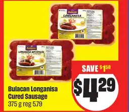 Chalo FreshCo Bulacan Longanisa Cured Sausage 375 g offer