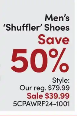 Mark's Windriver Men's 'Shuffler' Shoe offer