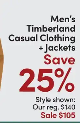 Mark's Men's Timberland Casual Clothing + Jackets offer
