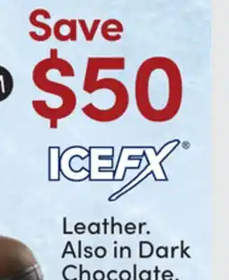 Mark's ICEFX Leather. Also in Dark Chocolate offer