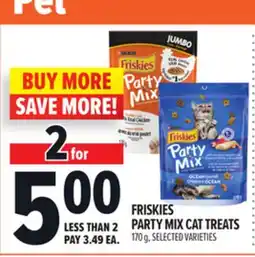 Metro FRISKIES PARTY MIX CAT TREATS offer